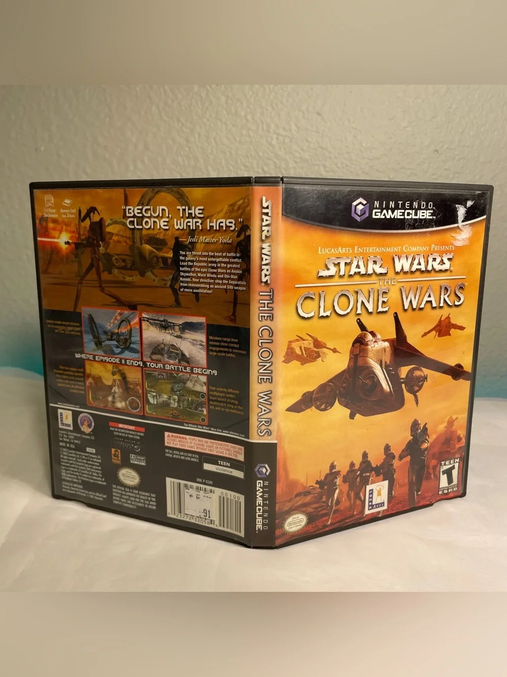 Star Wars: The Clone Wars (Nintendo GameCube, 2002) - Complete - CIB - Tested